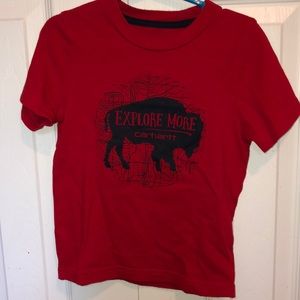 Red Explore More Carhartt Boys T-Shirt